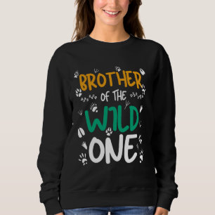 Broer van de Wild One Zoo Safari Animal Birthday Trui