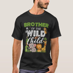 Broer van de Wilde Kinderdierentuin Birthday Safar T-shirt