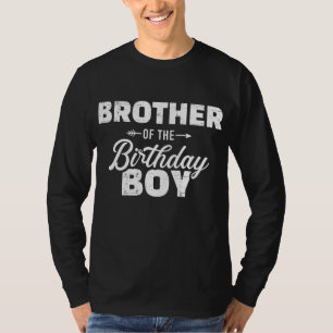 Broer van de zoon van de verjaardagsjongen die fam t-shirt
