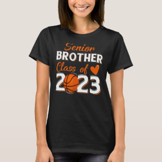 Broer van een 2023-hoge basketball Graduati T-shirt