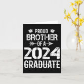 Broer van een 2024 Afstuderen Afstuderen Kaart (Gele Bloem)