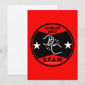 Broer van een andere moeder feestdagenkaart (Voorkant / Achterkant)