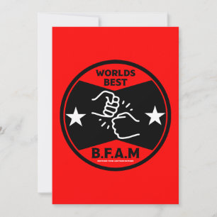 Broer van een andere moeder feestdagenkaart