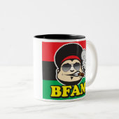 Broer van een andere moeder tweekleurige koffiemok (Voorkant rechts)