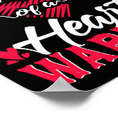 Broer van een Hart Strijder CHD Bewustzijn Poster (Hoek)