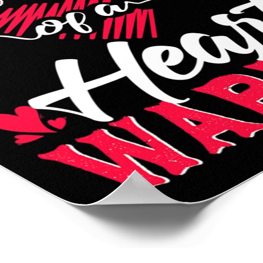 Broer van een Hart Strijder CHD Bewustzijn Poster (Hoek)