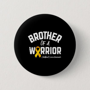 Broer van een kinderkankerbewustzijnscampagne van ronde button 5,7 cm