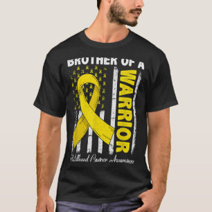 Broer Van Een Krijger Kinderkankerbewustzijn T-shirt