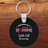Broer van een krijger sikkelcel bewustzijn sleutelhanger (Voorkant)