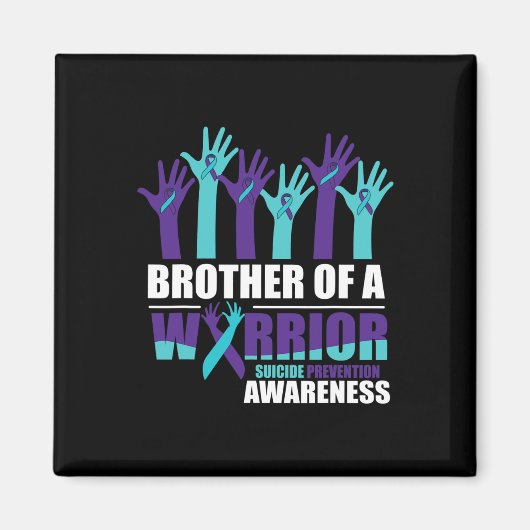 Broer van een krijger zelfmoordbewustzijn geesteli magneet (Voorkant)