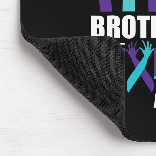 Broer van een krijger zelfmoordbewustzijn geesteli muismat (Hoek)