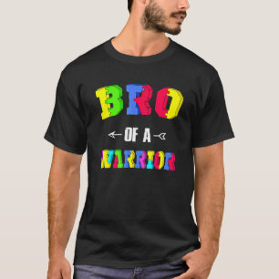 Broer Van Een Krijgersfamilie Bro Wereld Autisme B T-shirt