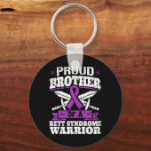 Broer van een Rett-syndroom krijger RTT-bewustzijn Sleutelhanger (Voorkant)