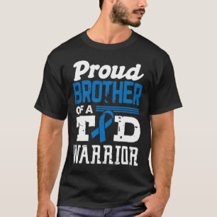 Broer van een T1d Warrior Diabetes Awareness T-shirt