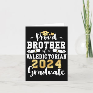 Broer van een Valedictoriaanse CL 2024 Afstuderen Kaart