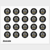Broer van een Valedictoriaanse CL 2024 Afstuderen Ronde Sticker (Vel)