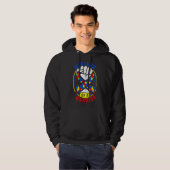 Broer van een Warrior Autism Awareness Matching Hoodie (Voorkant volledig)
