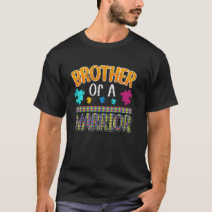 Broer van een Warrior Autism Awareness Support T-shirt