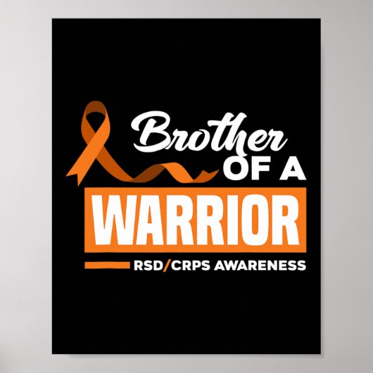 Broer van een Warrior Support supporter RSD CRPS A Poster (Voorkant)