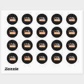 Broer van een Warrior Support supporter RSD CRPS A Ronde Sticker (Vel)