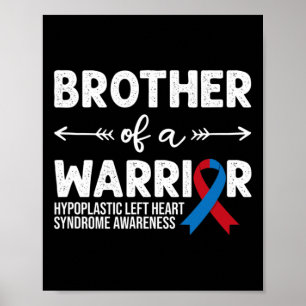 Broer van een Warrior Syndrome Awareness Poster