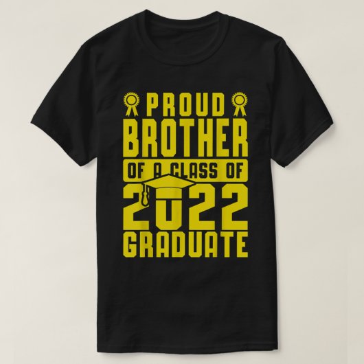 Broer van groep 2022 Afstuderen Yel T-shirt (Design voorkant)