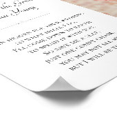 Broer van Groom in de hemel Foto Memorial Wedding Poster (Hoek)