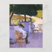 Broer van Gustave Caillebotte-Artist in zijn tuin Briefkaart (Voorkant)
