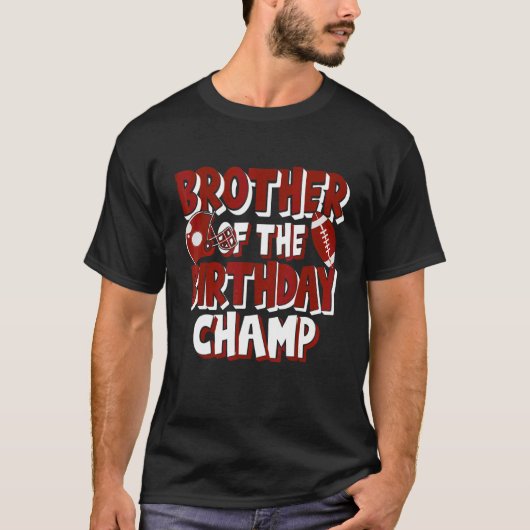 Broer van het Amerikaanse Football Pa Champ T-shirt (Voorkant)