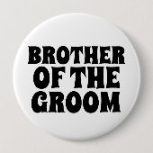 BROER VAN HET BADGE VAN DE GROOM BUTTON (Voorkant)