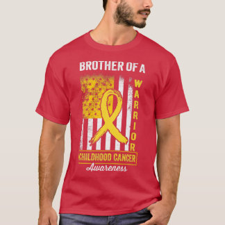 Broer van het bewustzijn van kinderkanker bij volw t-shirt