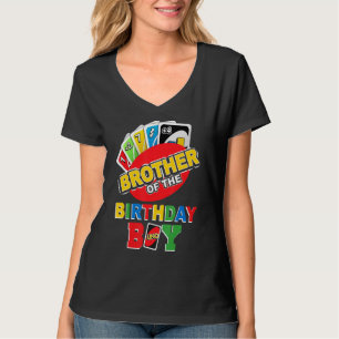 Broer van het Birthday Boy Shirt Uno Dad Papa F