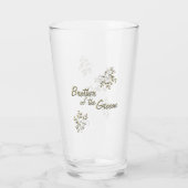 Broer van het bruidegom glas (Achterkant)