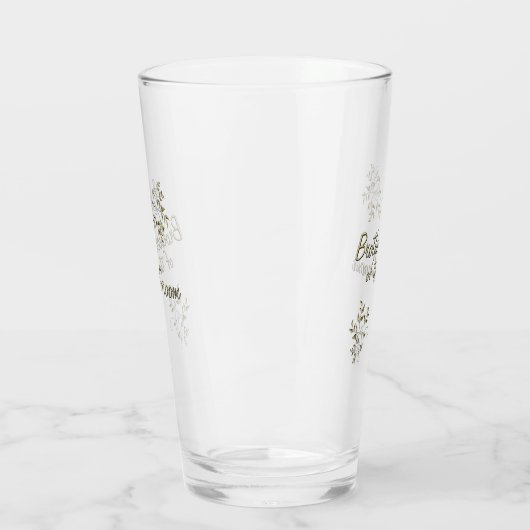 Broer van het bruidegom glas (Links)