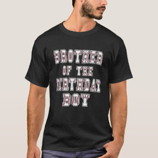 Broer van het honkbal van de Birthday Baller Théta T-shirt