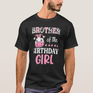 Broer Van Het Jarige Meisje Boerderij Erf Verjaard T-shirt