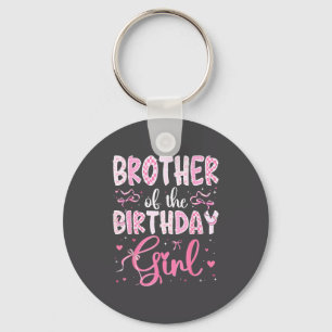 Broer Van Het Jarige Meisje Matching Nk Coquette Sleutelhanger