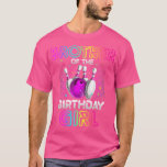 Broer van het meisje-Bowler Kind Bowling Pa T-shirt<br><div class="desc">Het Brother Of The Birthday Girl Bowler Kind Bowling Party is ideaal voor een verjaardagsfeest met een bowlingthema. Het is ideaal voor een koele broer of zus op een bowlingfeest. Druk jezelf uit met dit item voor familie bowling plezier.</div>