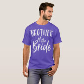 Broer van het Shirt van de bruid bruiloft T-shirt (Voorkant volledig)