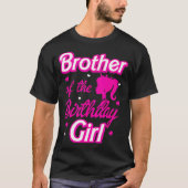 Broer van het verjaardagsmeisje Doll Family Party  T-shirt (Voorkant)