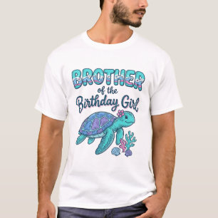 Broer van het Verjaardagsmeisje Zeeschildpad Shirt