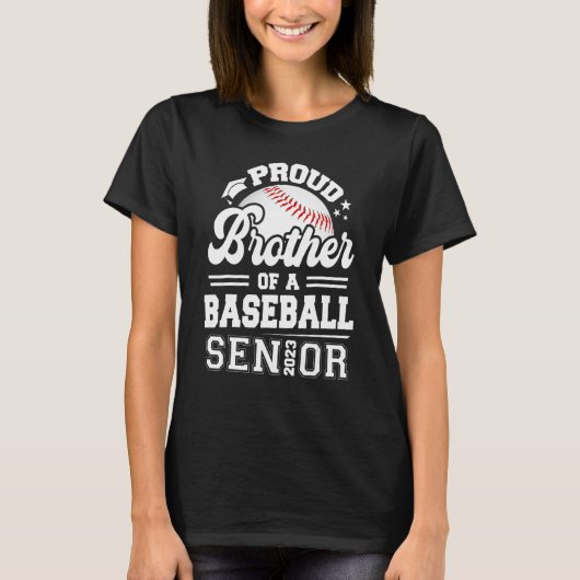 Broer van honkbal, 2023 Afstuderen T-shirt (Voorkant)