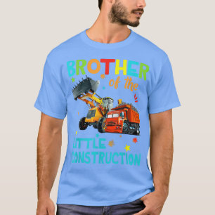 Broer van kleine constructietransport Birthday Fam T-shirt