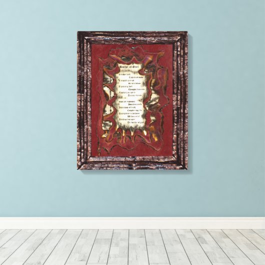 Broer van Ref Canvas Afdruk (Insitu (Houten vloer))