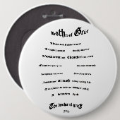 Broer van Ref Ronde Button 6,0 Cm (Voorkant /achterkant)