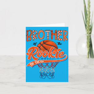 Broer van Rookie 1e honkbal verjaardagsfeestje Kaart