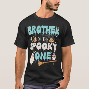 Broer van The Spooky One Boy 1st Birthday Hallowe T-shirt