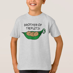 Broer van Triplets Pod T-shirt