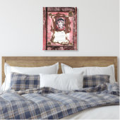 Broer van verwarring canvas afdruk (Insitu (Slaapkamer))