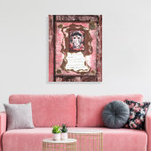 Broer van verwarring canvas afdruk (Insitu (Woonkamer))